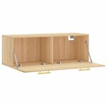 vidaXL Armoire murale chêne sonoma 100x36 5x35 cm bois d'ingénierie