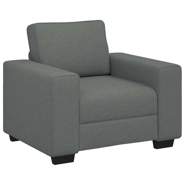 vidaXL Fauteuil gris foncé 100x77x82 cm tissu