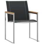 Ensemble de salle à manger de jardin vidaXL 7 pièces en bois d'acacia