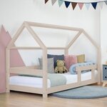Lit cabane enfant TERY 120 x 200 beige