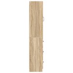 vidaXL Ensemble de Meubles 2 Pièces Chêne Sonoma 33 x 34 5 x 87 cm