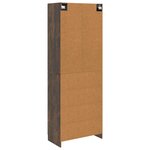 vidaXL Ensemble de Meubles 2 Pièces Chêne fumé 66 x 34 5 x 87 cm