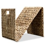 vidaXL Porte-revue 31 x 31 x 31 cm Jacinthe d'eau