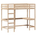 vidaXL Lit superposé sans matelas 100x200 cm bois massif de pin