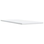 vidaXL Sommier à lattes de lit et matelas Noir 80x200 cm Tissu