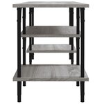 vidaXL Meuble TV sonoma gris 102x35x45 5 cm bois d'ingénierie