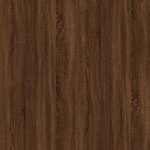 vidaXL Table basse Chêne marron 100x50 5x35 cm Bois d'ingénierie