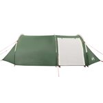 vidaXL Tente de camping tunnel 4 personnes vert imperméable