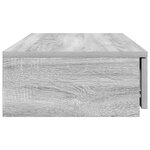 Tiroirs de lit vidaXL Gris Sonoma 80x36 5x16 5 cm en bois d'ingénierie