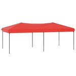 vidaXL Tente de réception pliable Rouge 3x6 m