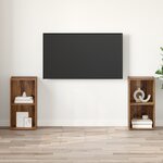 vidaXL Ensemble meuble TV 2 Pièces Bois ancien 72 x 35 x 36.5 cm