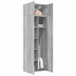 vidaXL Armoire de rangement sonoma gris 70x42 5x225 cm
