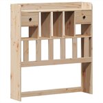 vidaXL Cadre de lit sans matelas 90x200 cm bois de pin massif