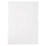 Etui Carton De 100 Pochettes Coin Pvc Lisse Haute Résistance 13/100e - A4 - Cristal - Exacompta