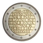 2 euros commémorative Portugal 2018 - Imprimerie nationale.