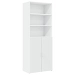 vidaXL Armoire de rangement blanc 70x42 5x225 cm bois d'ingénierie