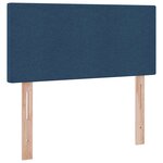 vidaXL Lit avec rangement et matelas avec matelas Bleu 100 x 200 cm