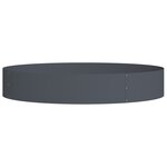 vidaXL Pot métallique anthracite Anthracite Métal Grand Durable