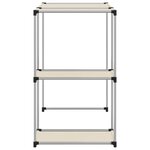 vidaXL Support de rangement sur la machine à laver Crème 87x55x90 5 cm