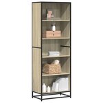 vidaXL Bibliothèque chêne sonoma 60x35x170 5 cm bois d'ingénierie
