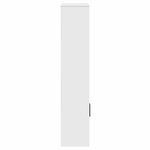 vidaXL Bibliothèque blanc 60x24x120 cm bois d'ingénierie