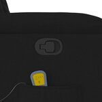 vidaXL Fauteuil de massage inclinable Noir Tissu