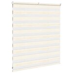 vidaXL Store zèbre beige marbré largeur du tissu 130 9 cm polyester