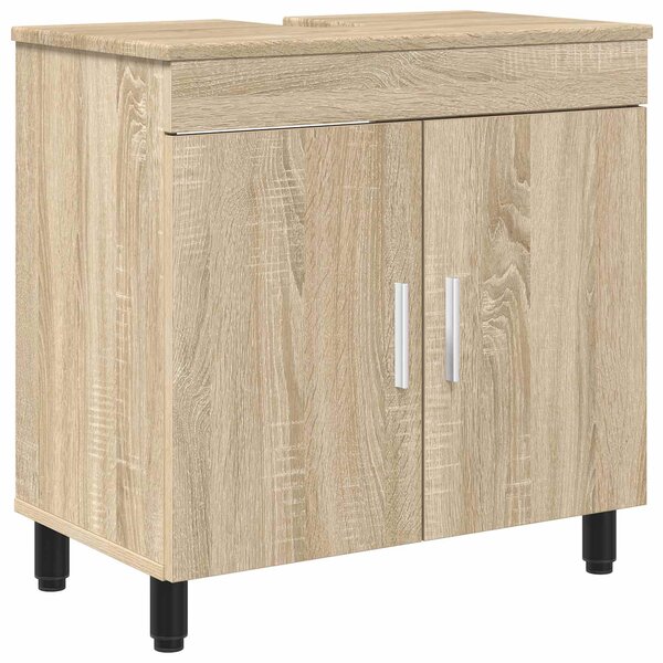 vidaXL Unité de vanité de salle de bain Chêne Sonoma 60 x 35 x 60 cm