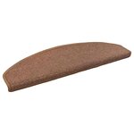 vidaXL Tapis d'escalier auto-adhésifs 15 pièces 80 x 24 5 x 3 5 cm