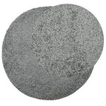 vidaXL Tapis shaggy PAMPLONA poils longs moderne vert Ø 100 cm