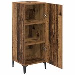 vidaXL Buffet Bois ancien 34 5 x 34 x 90 cm Bois d'ingénierie