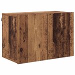 vidaXL Unité murale de TV 5 Pièces Bois Ancien Bois d'ingénierie