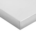 vidaXL Étagères murales 2 Pièces 100x23 5x3 cm argenté acier inoxydable