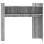 vidaXL Table console sonoma gris 100x35x90 cm bois d'ingénierie