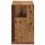 vidaXL Étagères murales avec étagère 2 Pièces Bois ancien 26 x 15 x 26 cm