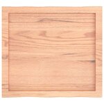 vidaXL Dessus de table bois massif traité bordure assortie