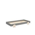 4 Lits Modulo Puzzle Gris Empilables 90x200 L 203 6 x Lg 93 8 x H 27 5 cm