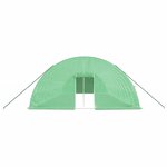 vidaXL Serre avec cadre en acier vert 84 m² 14x6x2 85 m