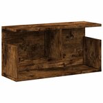 vidaXL Armoire murale 60x20x30 cm chêne fumé bois d'ingénierie
