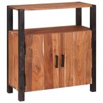 vidaXL Buffet Marron 70 x 30 x 75 cm Bois d'Acacia Massif
