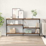 vidaXL Table console Bois ancien 150 x 29 x 76 5 cm Bois d'ingénierie
