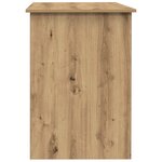 vidaXL Bureau chêne artisanal 100x55x75 cm bois d'ingénierie