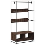 vidaXL Armoire chêne marron 90x50x180 cm bois d'ingénierie