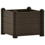 vidaXL Lit surélevé de jardin PP Moka 43x43x35 cm