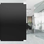 vidaXL Film de fenêtre statique Noir 90 x 2000 cm PVC