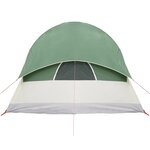 vidaXL Tente de camping tunnel 4 personnes vert imperméable