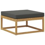 vidaXL Ensemble de canapés d'extérieur 8 pc Blanc et anthracite