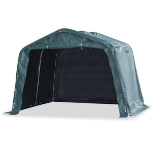 Vidaxl tente amovible pour bétail pvc 550 g/m² 3 3 x 3 2 m vert foncé