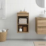 vidaXL Meuble de Salle de Bain In-between Chêne artisanal