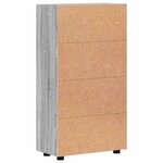 vidaXL Buffet FLORIN Gris Sonoma 55 5 x 29 x 103 cm Bois d'ingénierie